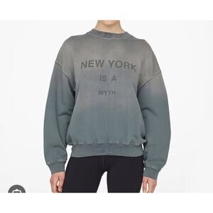 Anine Bing sweatshirt jaci myth new york gris size‎ Medium